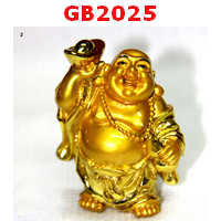 GB2025 : พระสังกัจจัยน์เรซิ่นเคลือบทอง