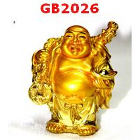 GB2026 : พระสังกัจจัยน์เรซิ่นเคลือบทอง