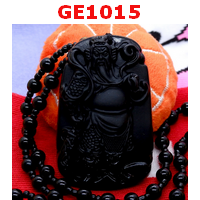GE1015 : สร้อยคอเทพกวนอูหินสีดำ