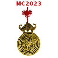 MC2023 : เหรียญจีนค้างคาวทองเหลือง