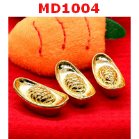 ก้อนทองโลหะชุบทอง ชุด 3 ก้อน