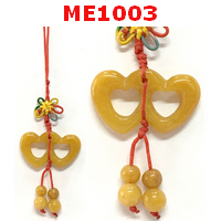 หัวใจคู่หยกเหลือง  แขวนมือถือ