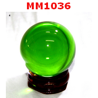 MM1036 : ลูกแก้วใสสีเขียว (40mm)(W)