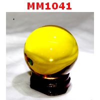 MM1041 : ลูกแก้วใส สีเหลือง (40mm)