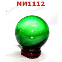 MM1112 : ลูกแก้วใส สีเขียว (50mm)
