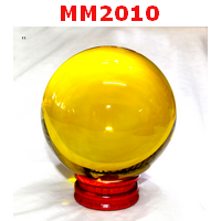 MM2010 : ลูกแก้วใส สีเหลือง (110mm)