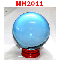MM2011 : ลูกแก้วใส สีฟ้า (110mm)