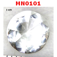 MN0101 : โคตรเพชรเสริมฮวงจุ้ย สีขาว