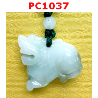 PC1037 : สร้อยคอปี่เซียะ หยกขาวเนื้อดี