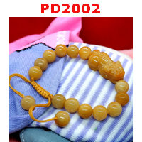 PD2002 : สร้อยข้อมือปี่เซียะหยกเหลือง
