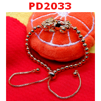 PD2033 : สร้อยข้อมือปี่เซียะทอง+สร้อยทอง