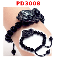 PD3008 : สร้อยข้อมือปี่เซียะหินอะเก็ต