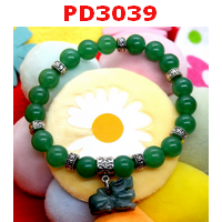 PD3039 : สร้อยข้อมือปี่เซียะหยกเขียว
