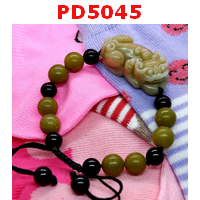 PD5045 : สร้อยข้อมือปี่เซียะหยกเขียวมะนาว