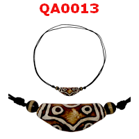 QA0013 : สร้อยคอหินทิเบต ลาย 7 ตา
