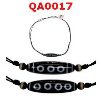 QA0017 : สร้อยคอหินทิเบต ลาย 7 ตา