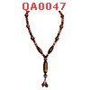 QA0047 : สร้อยคอหินทิเบต หลายลาย