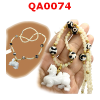 หินทิเบตหลายลาย พร้อมปี่เซียะ