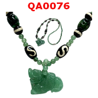 QA0076 : หินทิเบตหลายลาย พร้อมปี่เซียะ