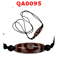 QA0095 : สร้อยคอ หินดีซีไอ 3 ตา