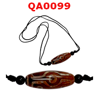QA0099 : สร้อยคอ หินดีซีไอ 7 ตา