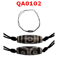 QA0102 : สร้อยคอหินดีซีไอ ลาย 3 ตา
