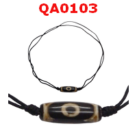 QA0103 : สร้อยคอหินดีซีไอ ลาย 3 ตา