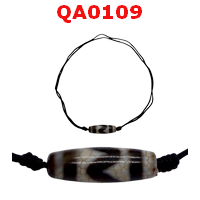 QA0109 : สร้อยคอหินดีซีไอ ลายเขี้ยวเสือ