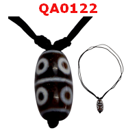 QA0122 : สร้อยคอหินดีซีไอ ลาย 8 ตา