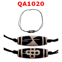 สร้อยคอหินทิเบต 5 ตาสายฟ้าสร้อยปรับสั้นยาวได้