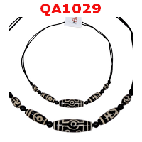 QA1029 : สร้อยคอหินทิเบต 7 ตา +ลายอื่น 4 ลาย