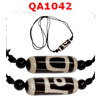 QA1042 : สร้อยคอหินทิเบต 1 ตา ภูเขา