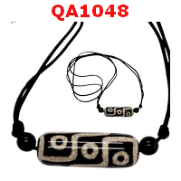 QA1048 : สร้อยคอหินทิเบตลาย 9 ตา