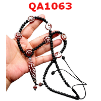 สร้อยคอหินทิเบต9 ตา+หลายลาย