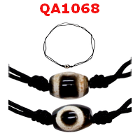 QA1068 : สร้อยคอหินดีซีไอ ลาย1 ตา ฟ้าดิน