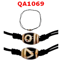 QA1069 : สร้อยคอหินดีซีไอ ลาย1 ตา ภูเขา