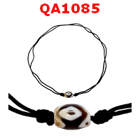 QA1085 : สร้อยคอหินดีซีไอ ลาย3 ตา เพชร