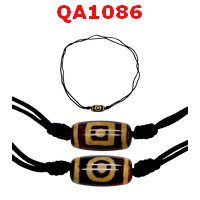 QA1086 : สร้อยคอหินดีซีไอ ลาย1 ตา ฟ้าดิน