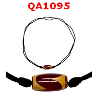 QA1095 : สร้อยคอหินดีซีไอ ลายเขี้ยวเสือ