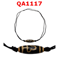 QA1117 : สร้อยคอหินดีซีไอ ลายต้นโพธิ์