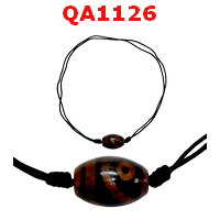 QA1126 : สร้อยคอหินดีซีไอ ลาย 2 ตา