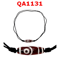 QA1131 : สร้อยคอหินดีซีไอ ลาย 2 ตา