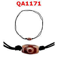 QA1171 : สร้อยคอหินดีซีไอ ลาย 3 ตา