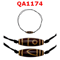QA1174 : สร้อยคอหินดีซีไอ 1 ตา ภูเขา