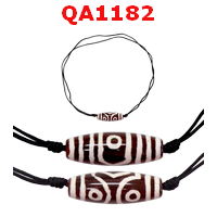 QA1182 : สร้อยคอหินดีซีไอ ลาย 3 ตา