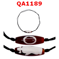 QA1189 : สร้อยคอหินดีซีไอ ลายไฉ่ซิงเอี๊ย