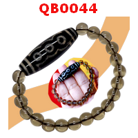 QB0044 : สร้อยข้อมือ หินดีซีไอ 5 ตา