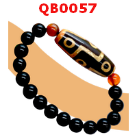 QB0057 : สร้อยข้อมือ DZI 9 ตา