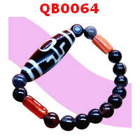 QB0064 : สร้อยข้อมือ หินดีซีไอ ลายผู้สูงศักดิ์