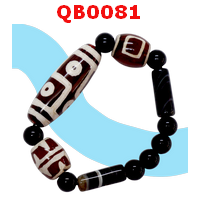 QB0081 : สร้อยข้อมือ DZI 6 ตา